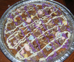 Chocolate pizza