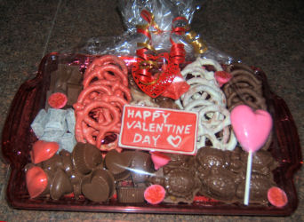 Chocolate gift basket